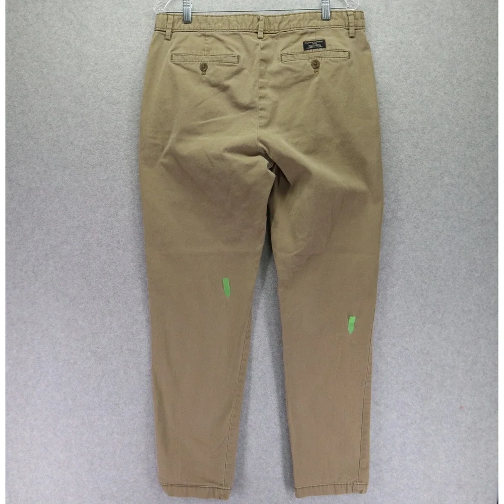 Banana Republic Pants Mens 34x34 Athletic Fit‎ Chino Casual Stretch Tan Khaki